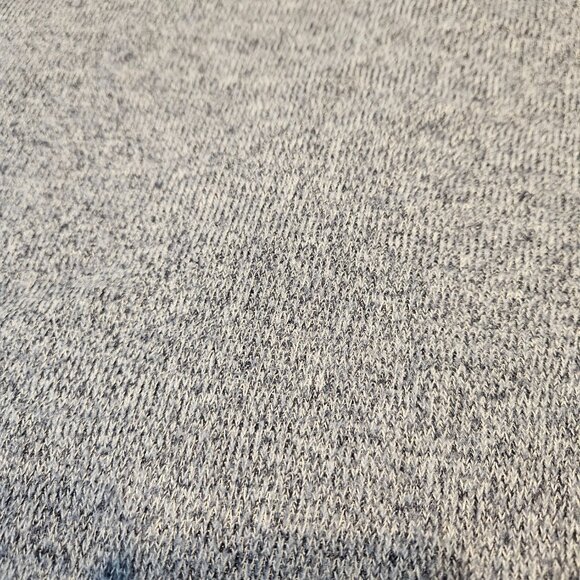 Fat Face women's marled gray/navy three- button sweater - Picture 7 of 7